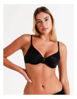 Chloe & Lola Pure Comfort Contour T Shirt Bra Black