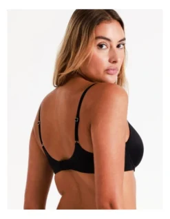 Chloe & Lola Pure Comfort Contour T Shirt Bra Black -Chloe Sales Store 691910110 691898500 6 720x928