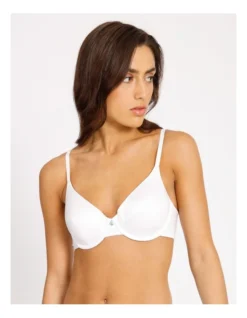 Chloe & Lola Pure Comfort Contour T Shirt Bra White