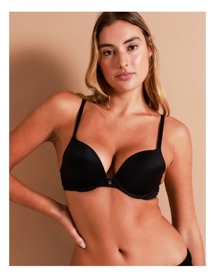 Chloe & Lola Pure Comfort Contour Push Up Bra Black 2 Chloe & Lola Pure Comfort Contour Push Up Bra Black - Image 2