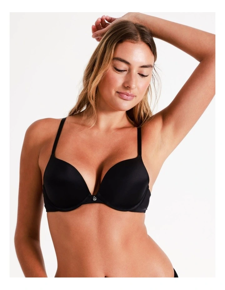 Chloe & Lola Pure Comfort Contour Push Up Bra Black 4 Chloe & Lola Pure Comfort Contour Push Up Bra Black - Image 4