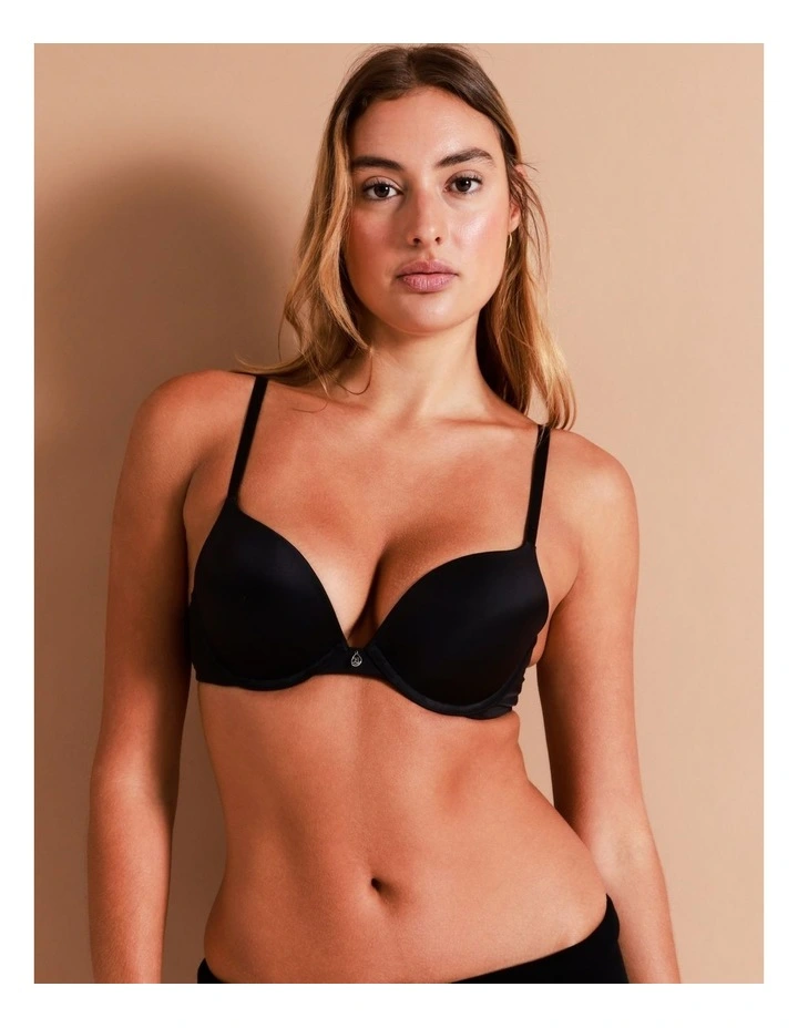 Chloe & Lola Pure Comfort Contour Push Up Bra Black 6 Chloe & Lola Pure Comfort Contour Push Up Bra Black - Image 6