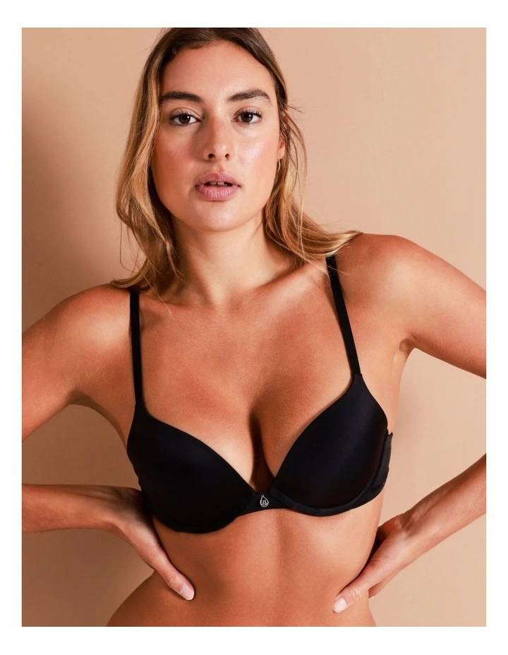Chloe & Lola Pure Comfort Contour Push Up Bra Black 7 Chloe & Lola Pure Comfort Contour Push Up Bra Black - Image 7