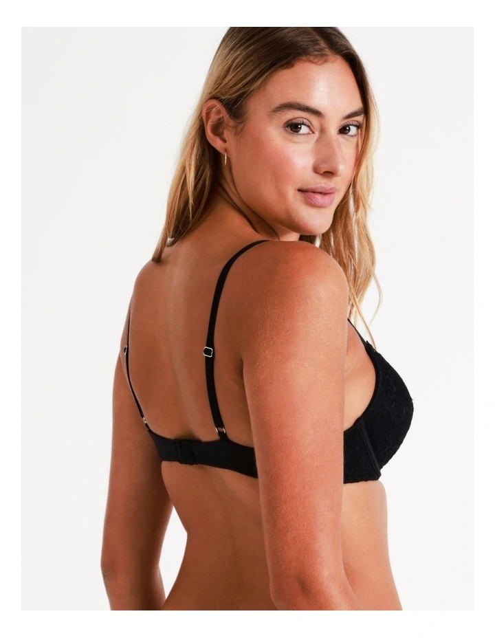 Chloe & Lola Lace Comfort Contour Push Up Bra Black 6 Chloe & Lola Lace Comfort Contour Push Up Bra Black - Image 6