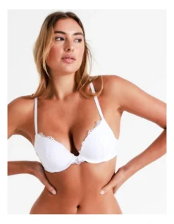 Chloe & Lola Lace Comfort Contour Push Up Bra White -Chloe Sales Store 691910380 691909030 3 2 720x928