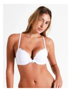 Chloe & Lola Lace Comfort Contour Push Up Bra White -Chloe Sales Store 691910380 691909030 4 720x928