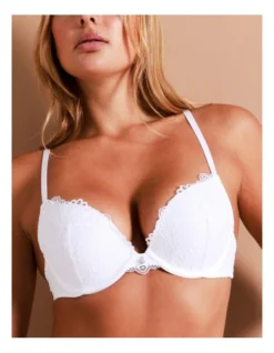 Chloe & Lola Lace Comfort Contour Push Up Bra White -Chloe Sales Store 691910380 691909030 6 720x928
