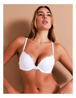 Chloe & Lola Lace Comfort Contour Push Up Bra White -Chloe Sales Store 691910380 691909030 7 720x928
