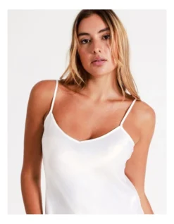 Chloe & Lola Satin Chemise In Ivory -Chloe Sales Store 743958100 743954500 5 720x928
