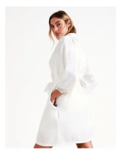 Chloe & Lola Satin Robe In Ivory -Chloe Sales Store 743958280 743956300 6 720x928