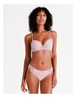 Chloe & Lola Harlow Push Up Bra In Dusty Pink