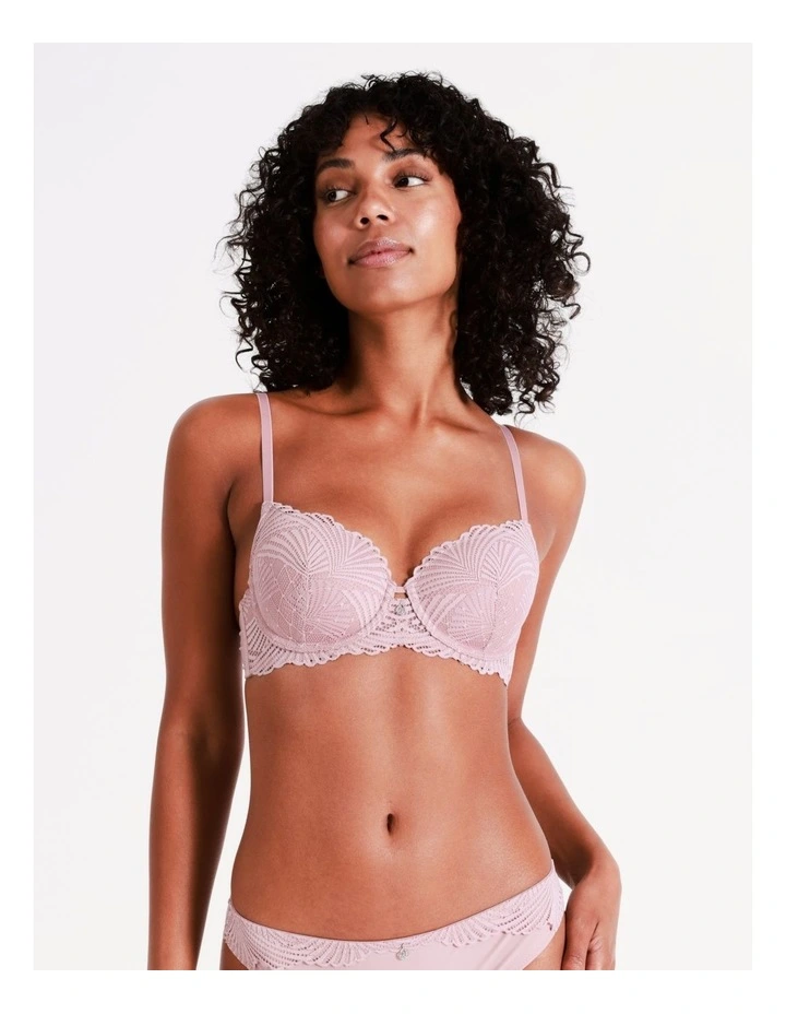 Chloe & Lola Harlow Lace T-Shirt Bra Dusty Pink 6 Chloe & Lola Harlow Lace T-Shirt Bra Dusty Pink - Image 6