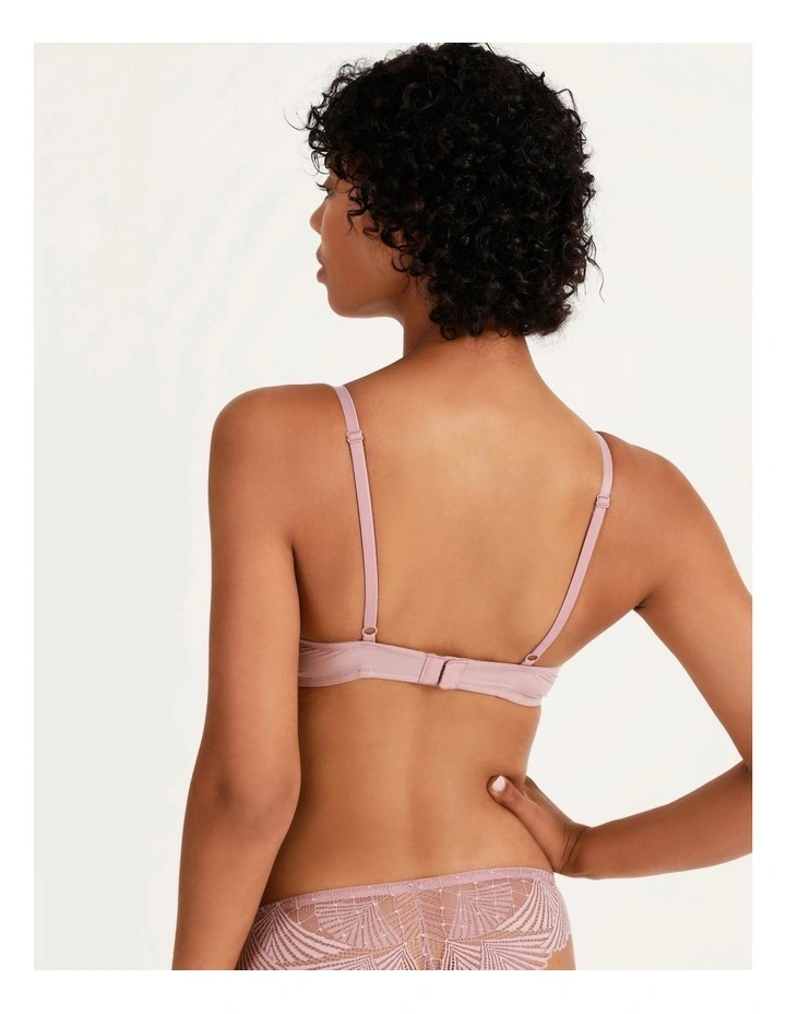 Chloe & Lola Harlow Lace T-Shirt Bra Dusty Pink 7 Chloe & Lola Harlow Lace T-Shirt Bra Dusty Pink - Image 7