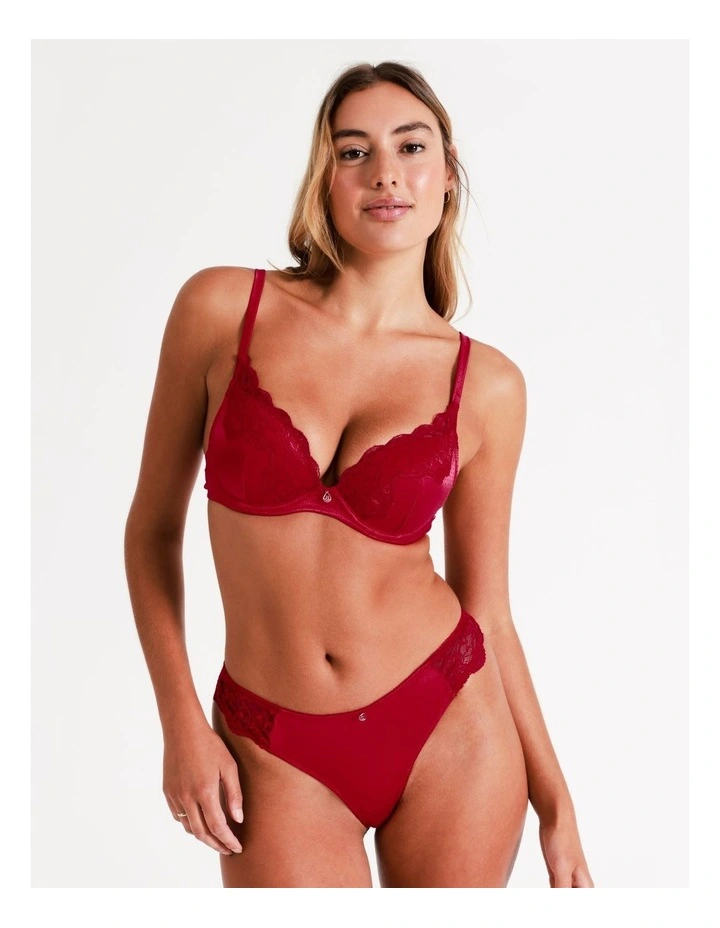 Chloe & Lola Rhode Push Up Bra Red 7 Chloe & Lola Rhode Push Up Bra Red - Image 7