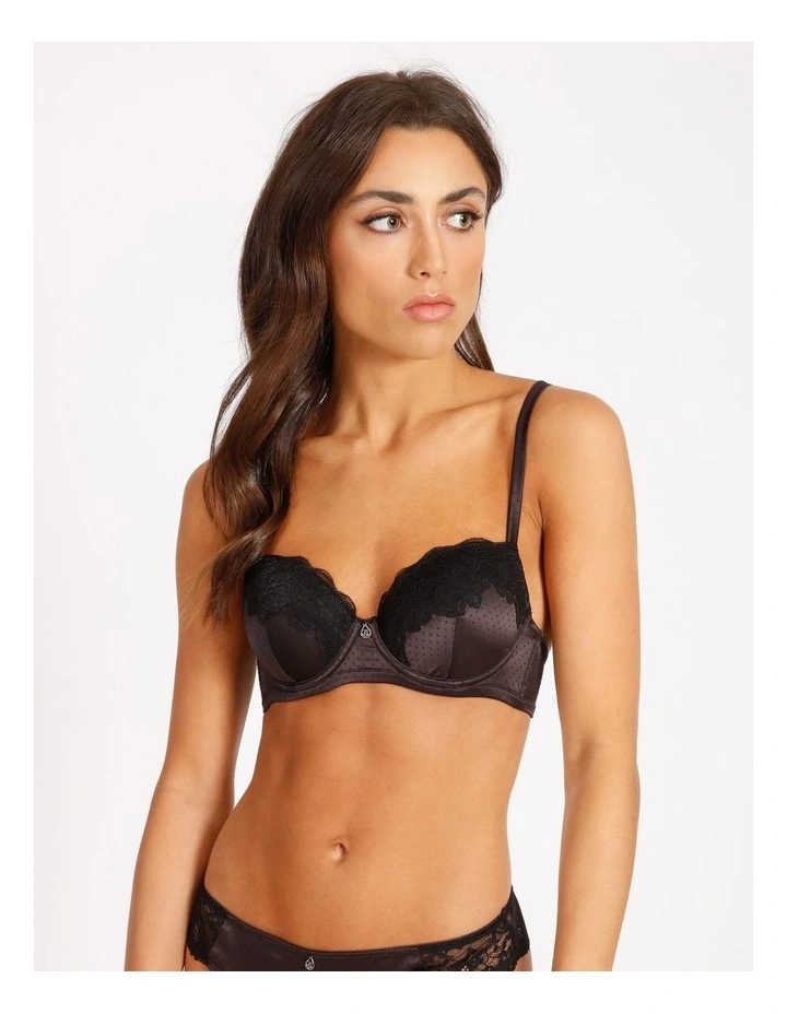 Chloe & Lola Rhode Balconette Contour Bra Black 1 Chloe & Lola Rhode Balconette Contour Bra Black