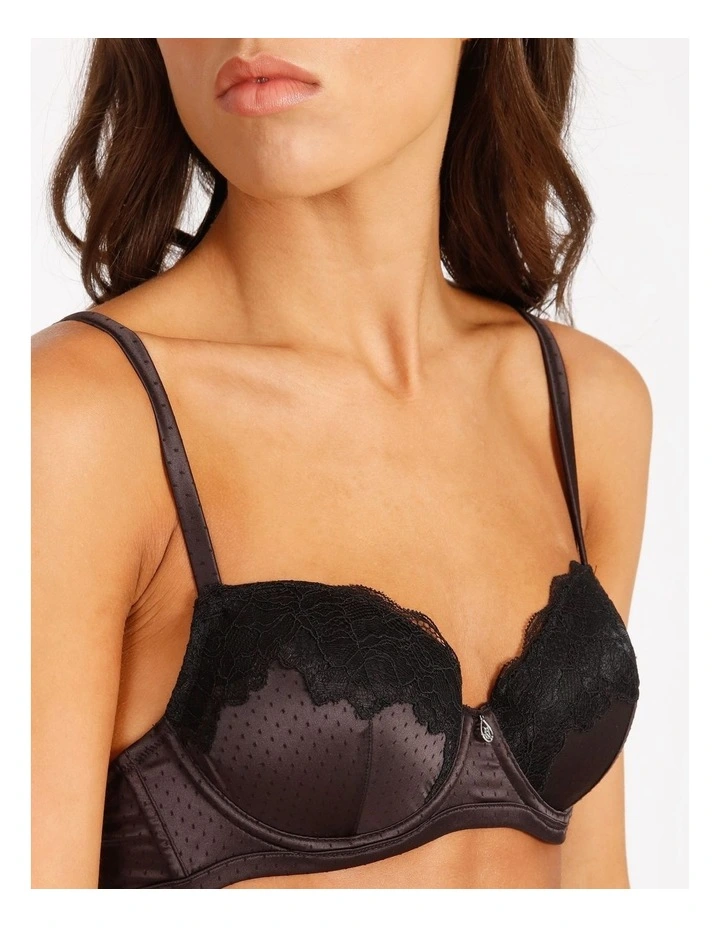 Chloe & Lola Rhode Balconette Contour Bra Black 3 Chloe & Lola Rhode Balconette Contour Bra Black - Image 3