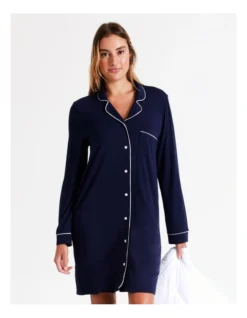 Chloe & Lola Bamboo Nightshirt Navy