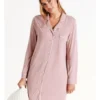 Chloe & Lola Bamboo Nightshirt In Dusty Pink