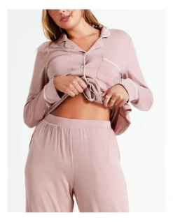 Chloe & Lola Bamboo Long Sleeve Pyjamas Set In Pink -Chloe Sales Store 813457990 968769370 5 720x928