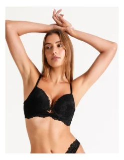 Chloe & Lola Lace Push Up Bra Black -Chloe Sales Store 836119450 870777550 3 720x928