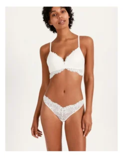 Chloe & Lola Lace Wirefree Contour Bra White -Chloe Sales Store 841669570 4 720x928