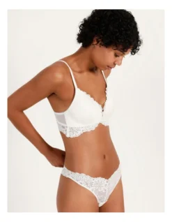 Chloe & Lola Lace Wirefree Contour Bra White -Chloe Sales Store 841669570 5 720x928