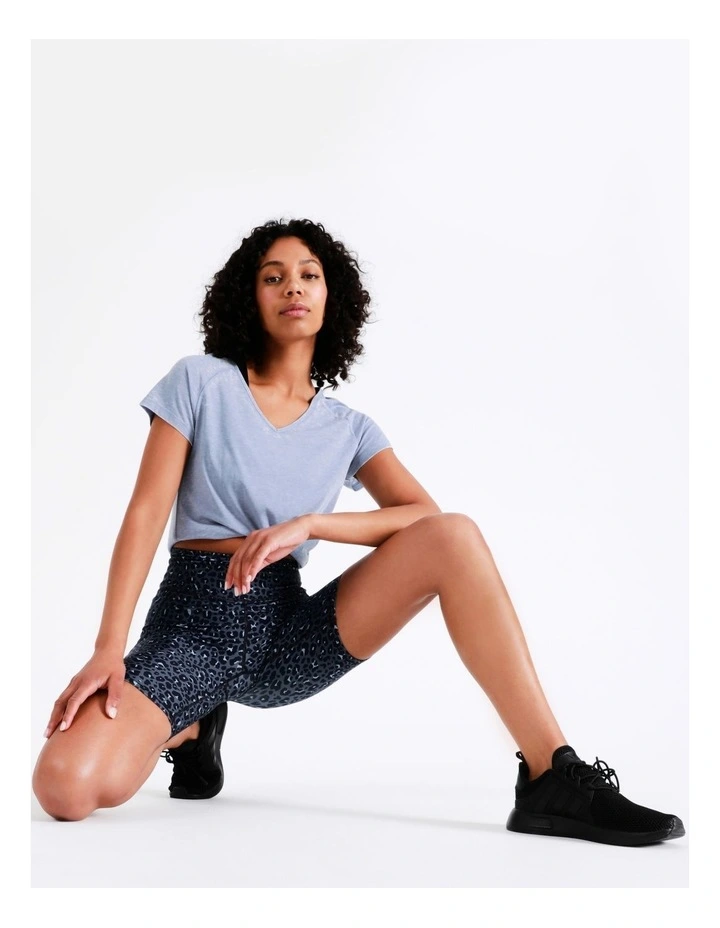 Chloe & Lola Jo Burn Out Tee In Dusty Blue 2 Chloe & Lola Jo Burn Out Tee In Dusty Blue - Image 2