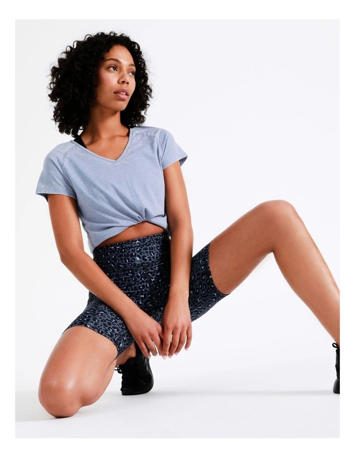 Chloe & Lola Jo Burn Out Tee In Dusty Blue 5 Chloe & Lola Jo Burn Out Tee In Dusty Blue - Image 5