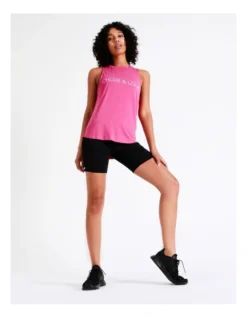 Chloe & Lola Stella Racerback Tank Pink