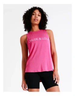 Chloe & Lola Stella Racerback Tank Pink 9 Chloe & Lola Stella Racerback Tank Pink -Chloe Sales Store 854685280 893813140 3 1 720x928