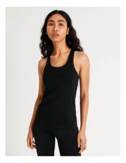 Chloe & Lola Liz Performance Tank Solid Black