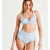 Chloe & Lola Nicole Textured Underwire Top In Baby Blue