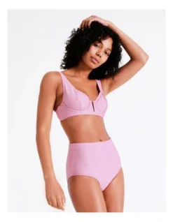 Chloe & Lola Nicole Textured Underwire Top In Rose Red -Chloe Sales Store 918077950 918128260 7 720x928