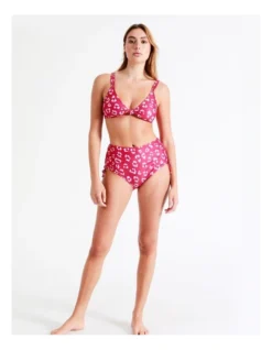 Chloe & Lola Isabella Knot Top In Burgundy -Chloe Sales Store 918078760 921587950 3 720x928