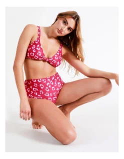 Chloe & Lola Isabella Knot Top In Burgundy -Chloe Sales Store 918078760 921587950 5 720x928