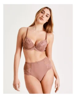 Chloe & Lola Harlow Luxe Full Brief In Burn Orange