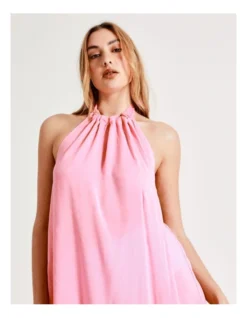 Chloe & Lola Marnie Halter Dress In Pale Pink -Chloe Sales Store 924960700 5 720x928