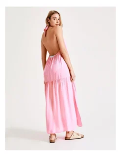 Chloe & Lola Marnie Halter Dress In Pale Pink -Chloe Sales Store 924960700 6 720x928