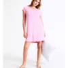 Chloe & Lola Bamboo Short Sleeve Nightie In Pink
