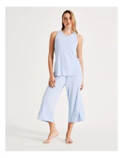 Chloe & Lola Bamboo Tank PJ Top In Blue -Chloe Sales Store 929422270 929526940 5 720x928