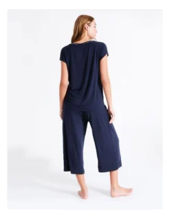 Chloe & Lola Bamboo 3/4 PJ Pant In Navy 10 Chloe & Lola Bamboo 3/4 PJ Pant In Navy -Chloe Sales Store 929422360 929425870 5 720x928