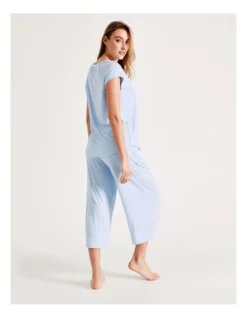 Chloe & Lola Bamboo 3/4 PJ Pant In Blue -Chloe Sales Store 929422360 929527390 7 720x928