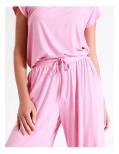 Chloe & Lola Bamboo 3/4 PJ Pant In Pink -Chloe Sales Store 929422360 939067300 5 720x928