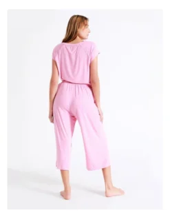 Chloe & Lola Bamboo 3/4 PJ Pant In Pink -Chloe Sales Store 929422360 939067300 7 720x928