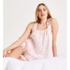 Chloe & Lola Frill Shoulder Sleep Cami In Pink
