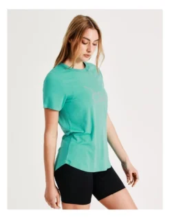 Chloe & Lola Sydney High Low Logo Tee In Jade -Chloe Sales Store 936596080 6 720x928