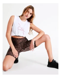 Chloe & Lola Relaxed Tank Top In White