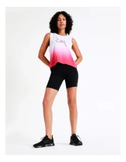 Chloe & Lola Relaxed Tank Top In White And Pink -Chloe Sales Store 936596350 937041490 3 720x928