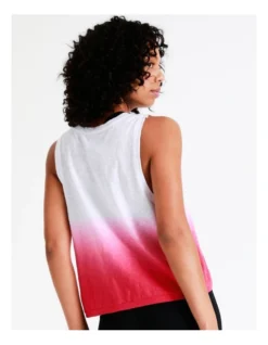 Chloe & Lola Relaxed Tank Top In White And Pink -Chloe Sales Store 936596350 937041490 6 720x928