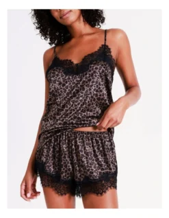 Chloe & Lola Rosanna Sleep Short In Brown -Chloe Sales Store 936965980 970457680 4 720x928